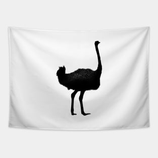 'Vintage Ostrich Graphic' Adorable Bird Lover Gift Tapestry