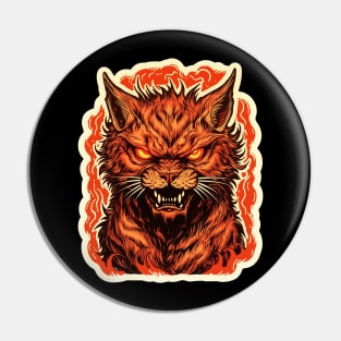 Devil cat Pin