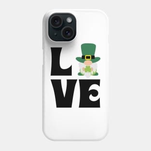 St Patrick's Day Love Gnome Phone Case
