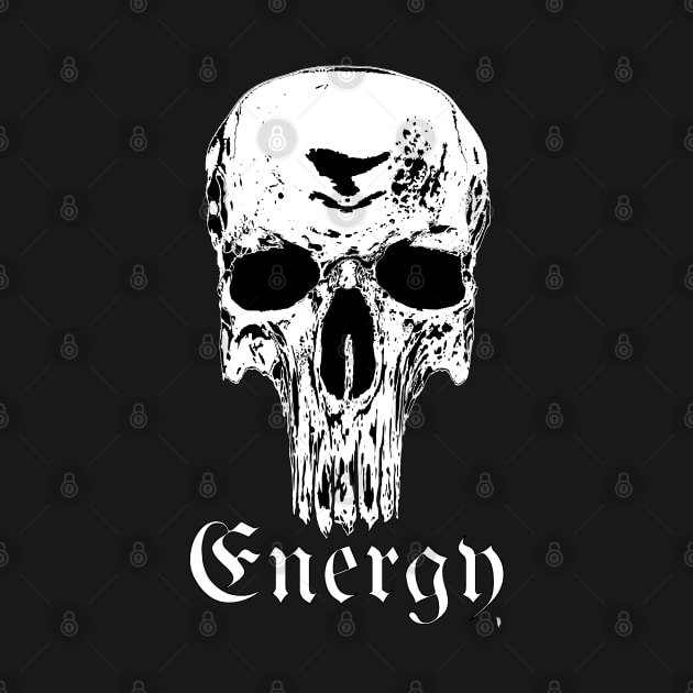 Skull of energy , skull of heavy metal. by Bird