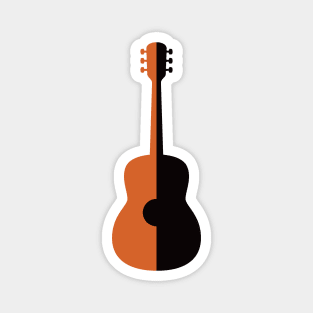 Jazz Rock n Roll Acoustic Guitar Magnet