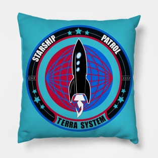 Starship Patrol Patch Pillow