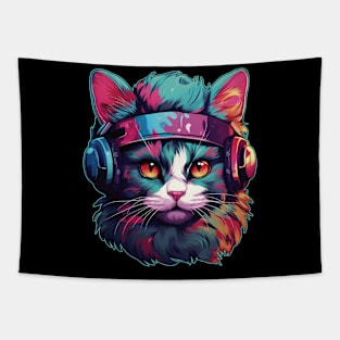 Neon Whiskers I Tapestry