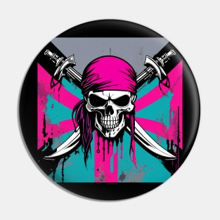 Pirateflag Neoncolors Pin