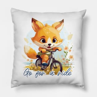 Go for a ride too Pillow