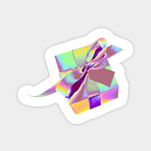 Holographic Gifts Pattern Magnet