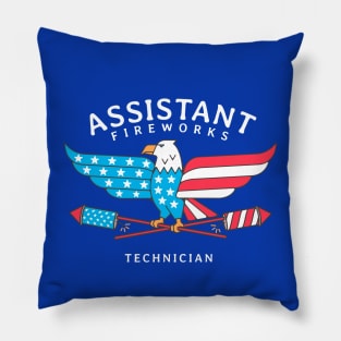 Assistant Fireworks Technician Pillow