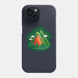 Mountains Brew Phone Case