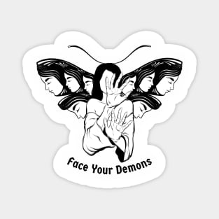 Face Your Demons Magnet