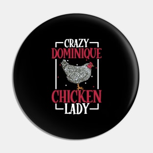 I love my Dominique Chicken - Cluck Yeah Pin