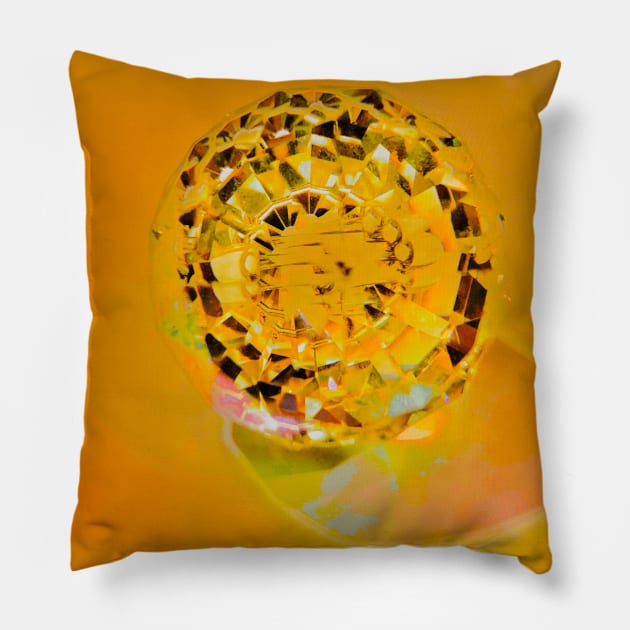 Crystal shine Pillow by baksuart