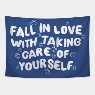 Love yourself (white) Tapestry