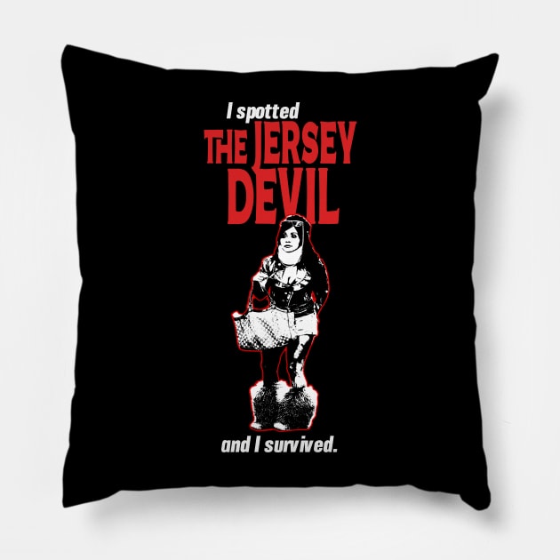 The Jersey Shore Devil (Threshold) Pillow by Ladybird Etch Co.