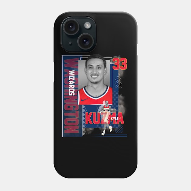 Washington Wizards Kyle Kuzma 33 Phone Case by today.i.am.sad