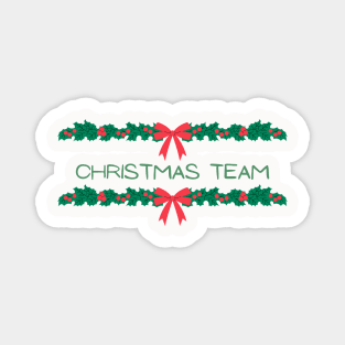 Matching Christmas Team Magnet