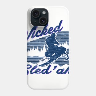 Wicked Sled'ah Graphic Tee Phone Case