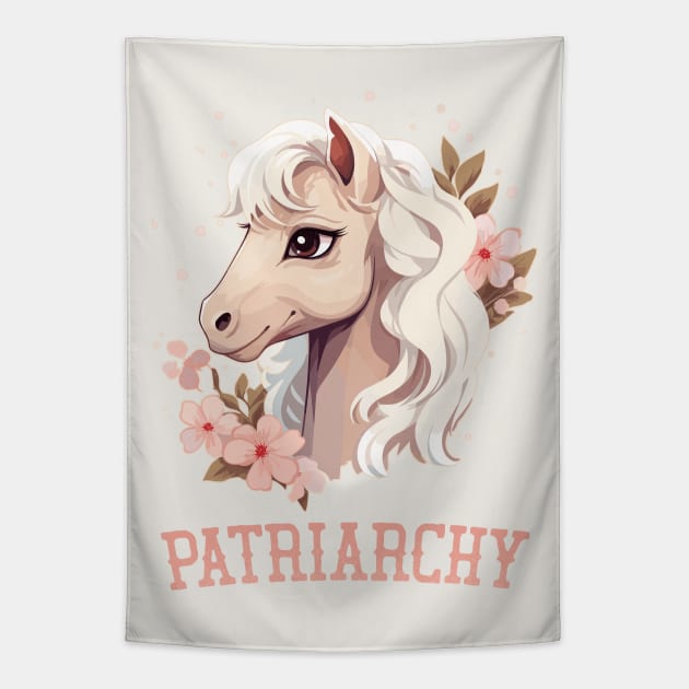 Patriarchy -- Cute Pony Design Tapestry by DankFutura