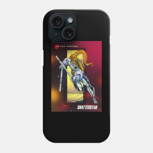 Shatterstar in action Phone Case