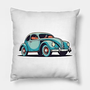 Classic Car T-shirt Pillow