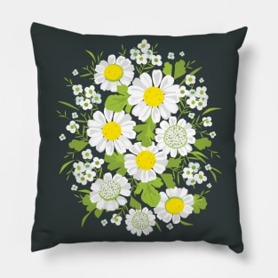 Daisy Flowers Pillow