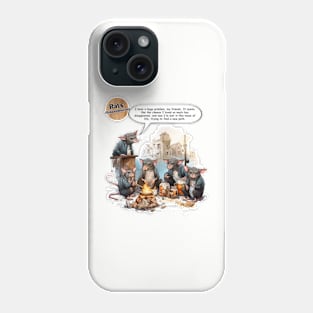 Street Rats philosophizing 4 Phone Case