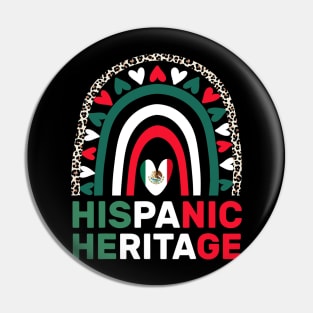 Mexican Flag Hispanic Heritage Month Mexico Pin
