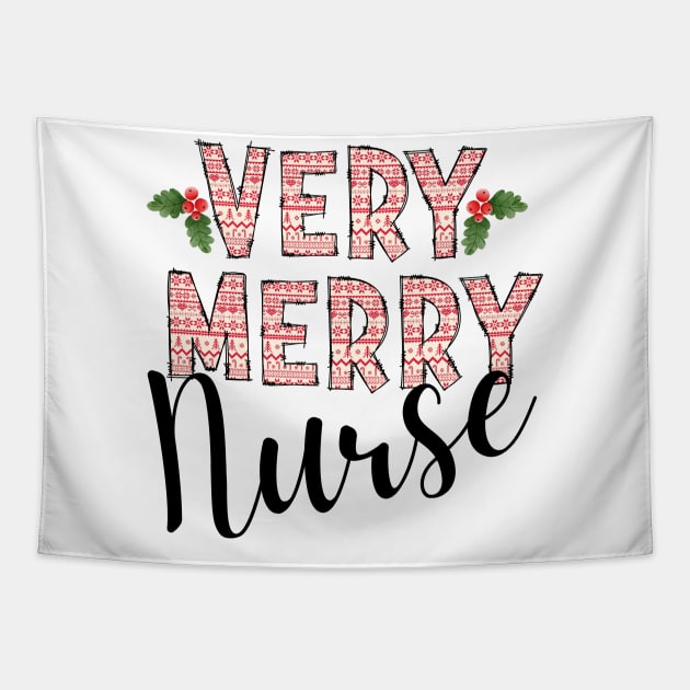 Very Merry Nurse Tapestry by Curio Pop Relics