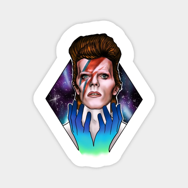 Starman Magnet by Nickdancytattoo