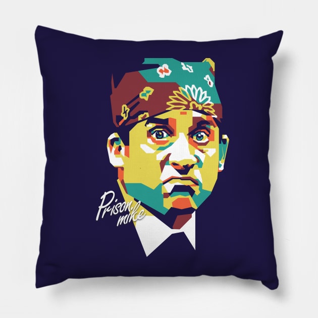 Prison Mike On WPAP #1 Pillow by pentaShop