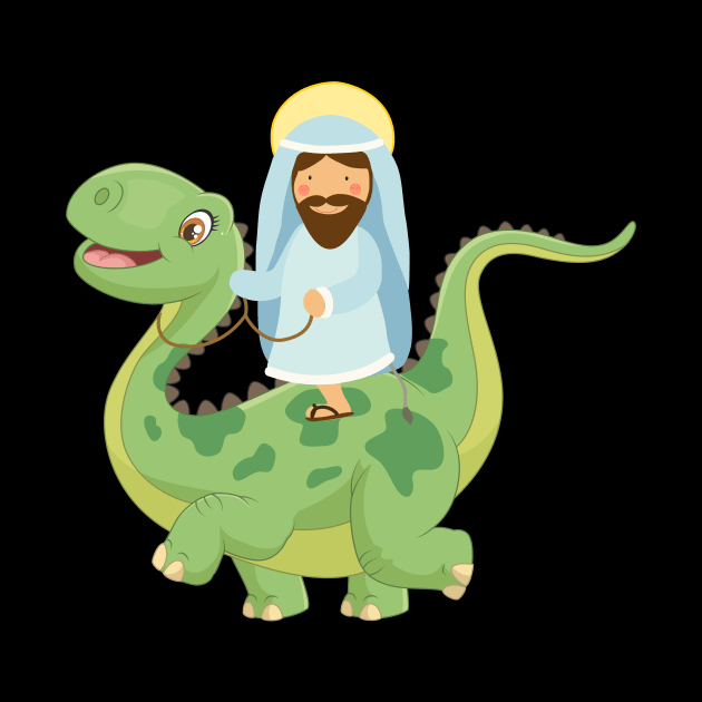 Funny Evolution Jesus on Dinosaur Darwin Evolve by Marham19