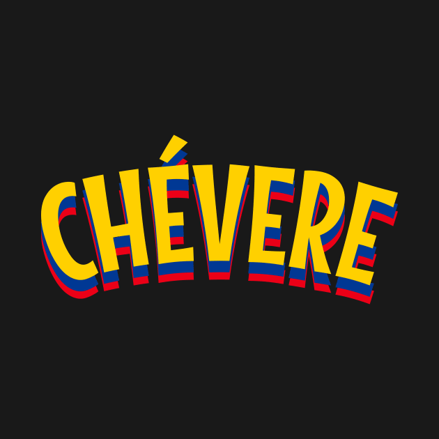 Chevere - amarillo azul rojo by verde