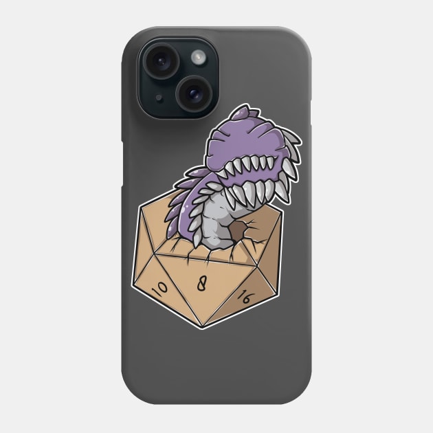 Baby Purple Worm Phone Case by MimicGaming