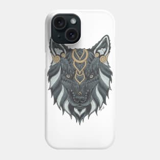 Golden Wolf Phone Case