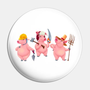 Three little pigs Pin