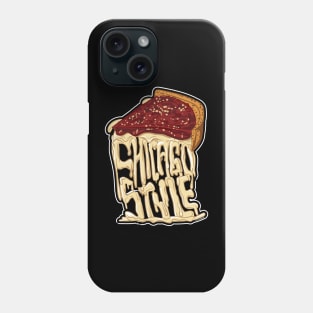 Chicago Style Deep Dish Pizza Phone Case