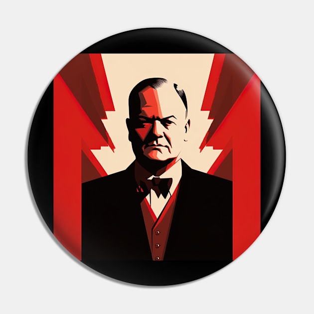 Herbert Hoover Pin by ComicsFactory