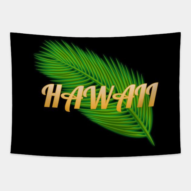 Hawaii t-shirt designs Tapestry by Coreoceanart