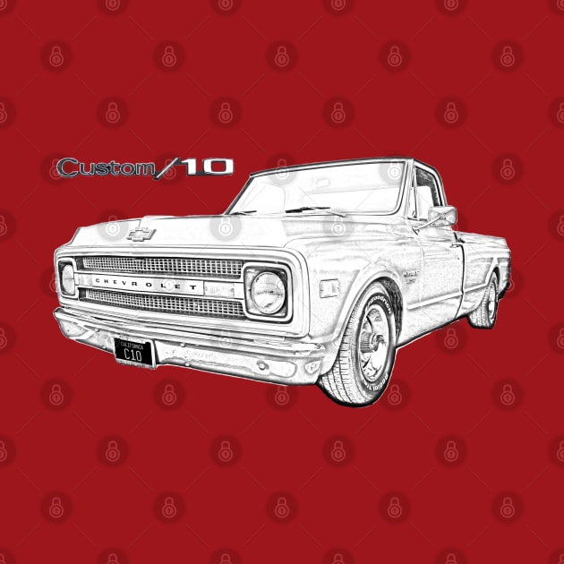 1970 Chevrolet C10 Pickup Truck by hotroddude