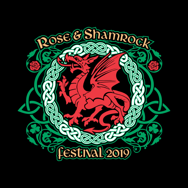 Rose and Shamrock Festival Logo 2019 by roseandshamrock