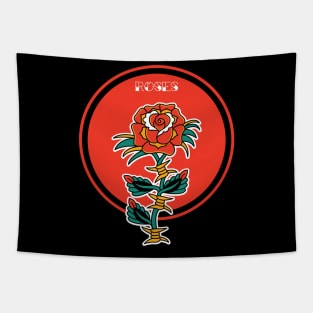 Rose Tattoo Tapestry