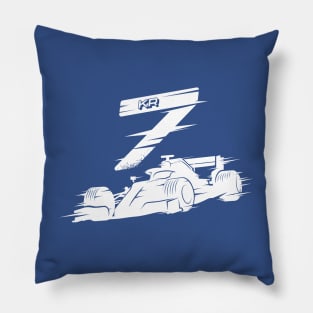 We Race On! 7 [White] Pillow