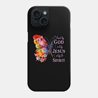 Blessed By God Loved By Jesus Phone Case