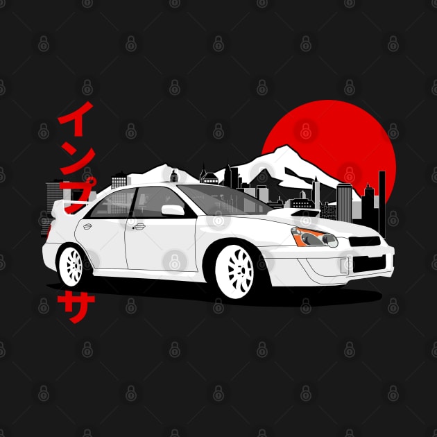 Subaru Impreza Retro Style 2002-2005 by Rebellion Store