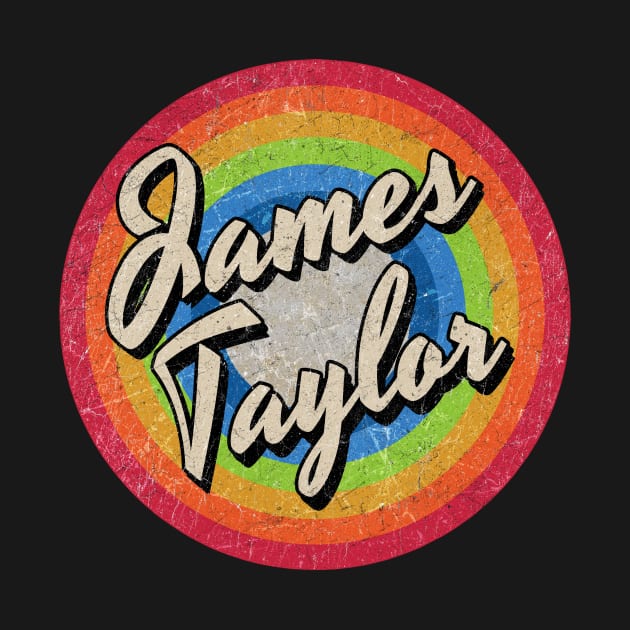Vintage Style circle - james Taylor by henryshifter