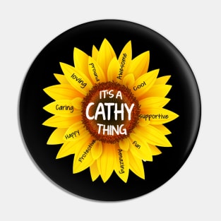 It's A Cathy Thing Sunflower Pin