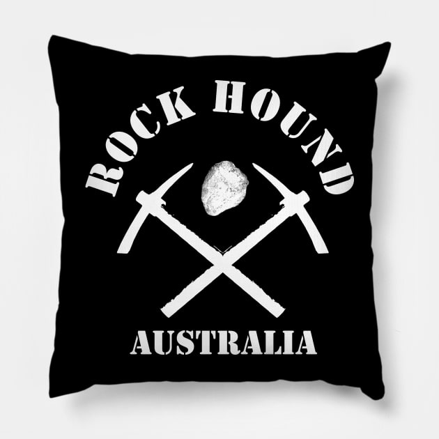 Rock Hound Australia Pillow by Yeaha