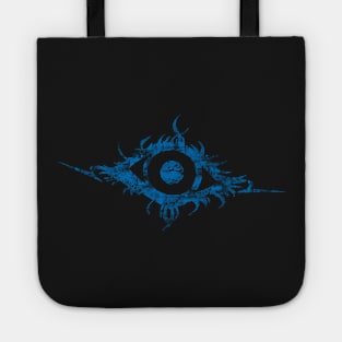 Art is in the EYE of the beholder (blue) Tote