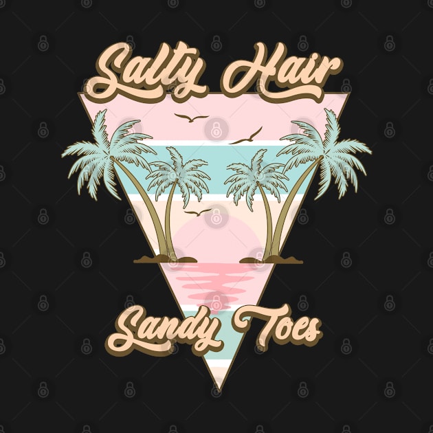 Salty Hair and Sandy Toes Summer Retro by MuseMints