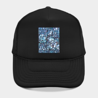 as above so below abstract figure design art Hat