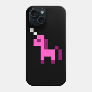 Pink Pixel Unicorn Phone Case